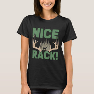 Mooie rek hoorns hert grappig jagen jager humor t-shirt