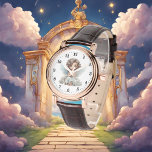 Mooie religieuze Engel liefhebbers Horloge<br><div class="desc">Mooie religieuze Engel liefhebbers Horloge</div>