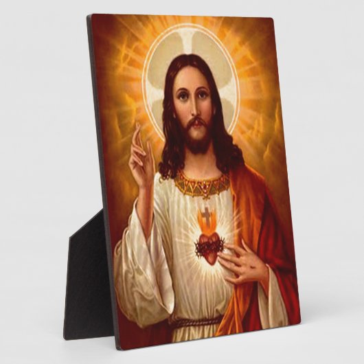 Mooie religieuze heilige hartslag van Jezus afbeel Fotoplaat (Zijkant)