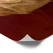 Mooie religieuze heilige hartslag van Jezus afbeel Poster (Hoek)