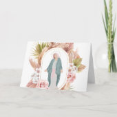 Mooie religieuze katholieke sympathiekaart bedankkaart (Voorkant)