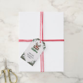 Mooie rendier kerstcadeautag Gepersonaliseerde tag Cadeaulabel (Met Touw)