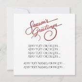 Mooie rendieren kunst Kaart (Achterkant)