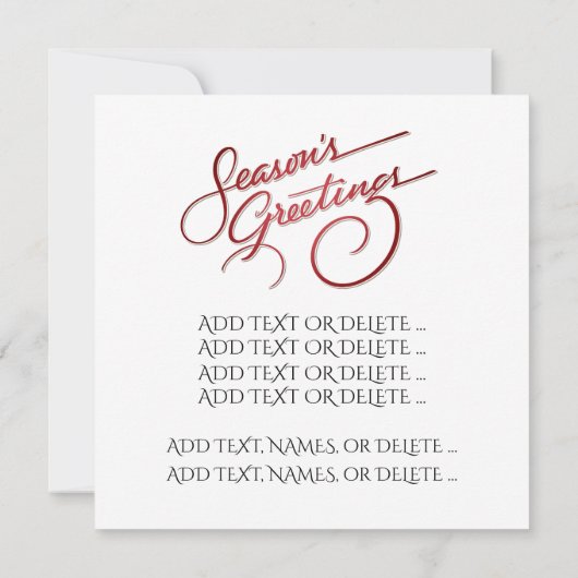 Mooie rendieren kunst Kaart (Achterkant)