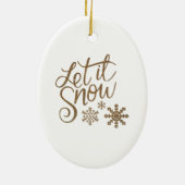 Mooie rendiermagie van de feestdagen keramisch ornament (Achterkant)