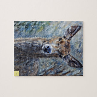 Mooie rendierpuzzel legpuzzel