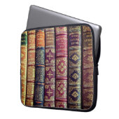 Mooie resultaten oude boeken laptop sleeve (Voorkant Links)