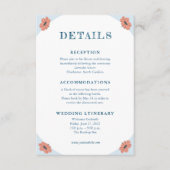 Mooie Retro Baby Blauwe Trouwruimte Kaarten (Voorkant)