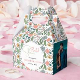 Mooie Retro Bloem Bruiloft Feest  Bedankdoosjes