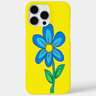 Mooie Retro Bloem Illustratie Tekening iPhone 16 Pro Max Hoesje