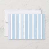 Mooie Retro Bloemen Huwelijk RSVP Response Kaarten (Achterkant)