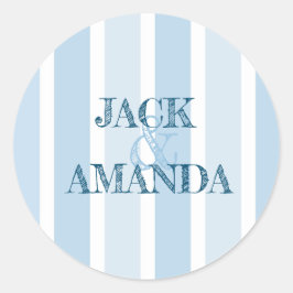 Mooie Retro Bloemen Trouwlabel Stickers