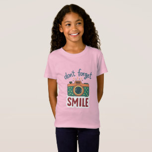 Mooie Retro Camerasticker T-shirt
