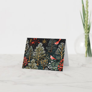 Mooie retro kerst Kaart