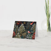 Mooie retro kerst Kaart (Voorkant)