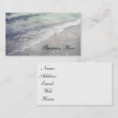 Mooie Retro Lake Michigan Shoreline Business Visitekaartje (Voorkant / Achterkant)