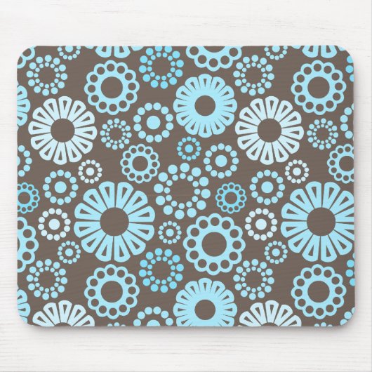 Mooie retro mousepad muismat (Voorkant)