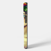 Mooie Retro Pop Art Vrouw met Lolly Case-Mate iPhone Case (Achterkant / Links)