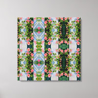 Mooie retro roze rode rozen waterverf bloemenmolen