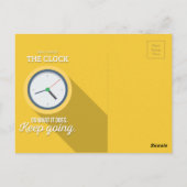 Mooie retro- turkooisfotografie briefkaart (Achterkant)