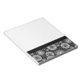 Mooie retro zwart-wit Notitieboek Notitieblok (Schuin)