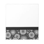 Mooie retro zwart-wit Notitieboek Notitieblok (Voorkant)