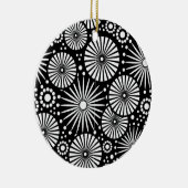 Mooie retro zwart-wit Ornament (Rechts)