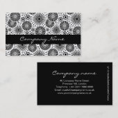 Mooie retro zwart-wit Visitekaartje (Voorkant / Achterkant)