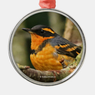 Mooie reuzenhaai in de boom metalen ornament