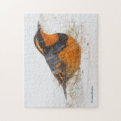 Mooie reuzenhaai in de sneeuw legpuzzel (Verticaal)