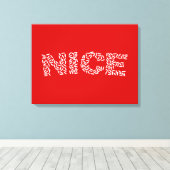 Mooie rijst canvas afdruk (Insitu (Houten vloer))