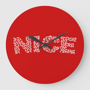 Mooie rijst grote klok