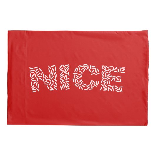 Mooie rijst kussensloop (Achterkant)