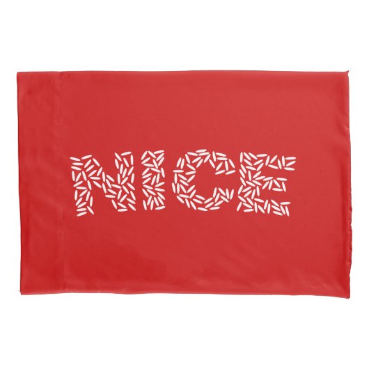 Mooie rijst kussensloop (Voorkant)