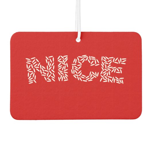 Mooie rijst luchtverfrisser (Voorkant)