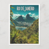 Mooie Rio de Janeiro Brazilië Reizen Briefkaart (Voorkant)