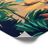 Mooie Rio de Janeiro Brazilië Reizen Poster (Hoek)