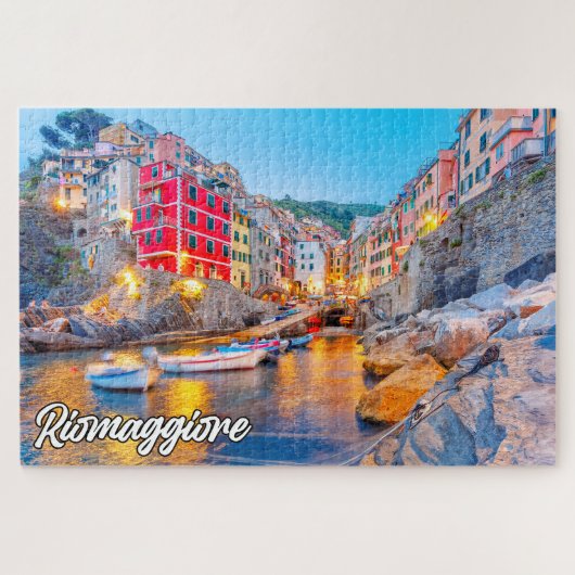 Mooie Riomaggiore, Italië Legpuzzel (Horizontaal)
