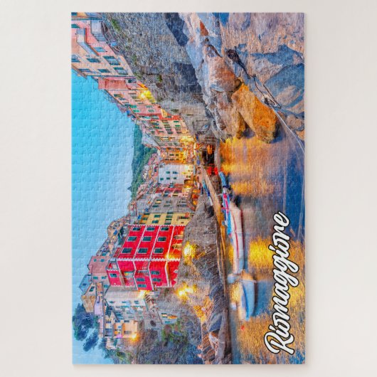 Mooie Riomaggiore, Italië Legpuzzel (Verticaal)