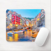 Mooie Riomaggiore, Italië Muismat (Met muis)