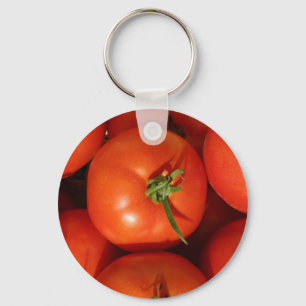 Mooie Ripe Homegrown Tomaten Sleutelhanger
