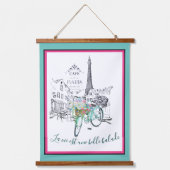 Mooie rit (Frans)  Hangend Wandkleed (Voorkant)