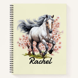 Mooie Roan Wilde Paard Notitieboek