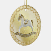 Mooie  Rocking Horse Festive Ornament (Rechts)