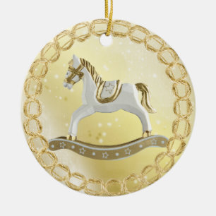 Mooie  Rocking Horse Festive Ornament