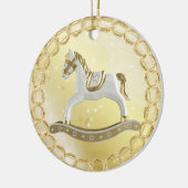 Mooie  Rocking Horse Festive Ornament (Links)
