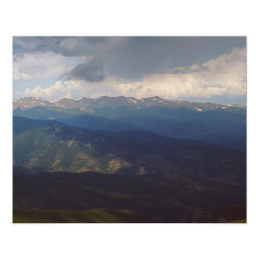 Mooie Rocky Mountain National Forest Perfect Poster (Voorkant)