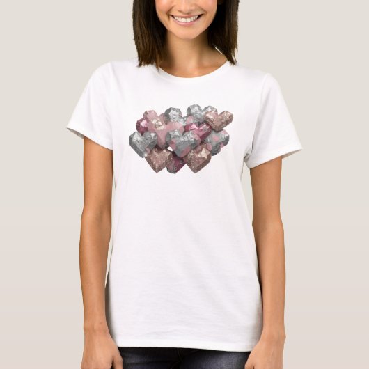 Mooie Rode ABSTRACTE KUNST Statement T-shirt (Voorkant)