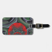 Mooie rode Aurora Art Print Bagagelabel (Voorkant horizontaal)