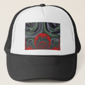 Mooie rode Aurora Art Print Trucker Pet (Voorkant)